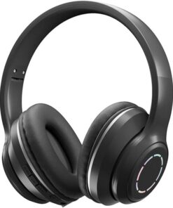 Premium Wireless Foldable On-Ear Headphones - Black