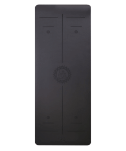 Premium Yoga Mat - Skinny Malinks Black (3mm) + Carry Stretch Strap