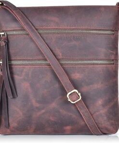 Prestige Genuine Leather Sling Bag for Women - Brown