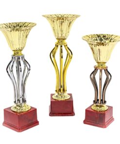 Prestige Metal Cup Trophy Combo Set with Base