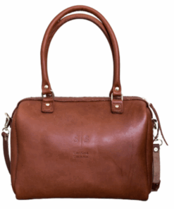 Priscilla Leather Handbag - Swish and Swank - Hazelnut Brown