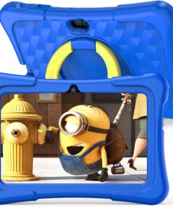 Pritom Smart Tablet for Kids 7" with WiFi 2GB RAM 32GB ROM Parental Control - Blue