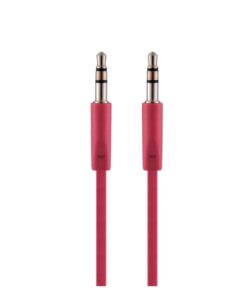 Pro Bass 1.2m Aux Cable - Red