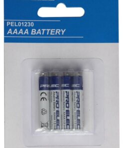 Pro Elec (PEL01230) Battery, 1.5 V, AAAA, Alkaline