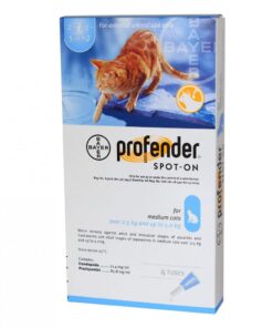 Profender Spot On Dewormer For Medium Cats - 4 x 0.7ml