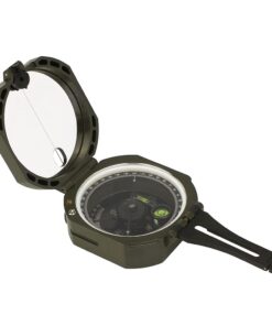 Professional 0-360Â° Scale Geological Military Compass - Army Green
