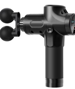 Professional 30 Speed Levels Muscle Massage Gun with 12 Heads - Black