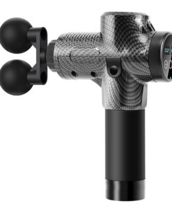 Professional 30 Speed Levels Muscle Massage Gun with 12 Heads - Carbon Black