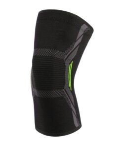 Professional 3D Knee Compression Sleeve Brace with Silicone Pad - Size:M