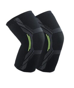 Professional 3D Knee Compression Sleeve Brace with Silicone Pad - Size:XL