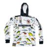 Professional Africa - 3D Lure Hoody Fishing Shirt - 2XL