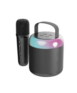 Professional Audio Bluetooth Speaker With Karaoke Microphone RGB Light