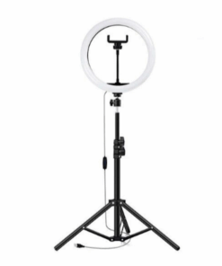 Professional Compact Ring Light with 2.1m Tripod Stand & Phone Holder- 20cm