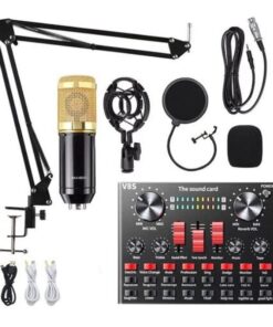 Professional Condenser Microphone With Sound Card
