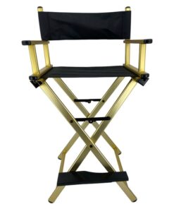 Professional Foldable Makeup Director Chair - MC19011 - Champagne Gold