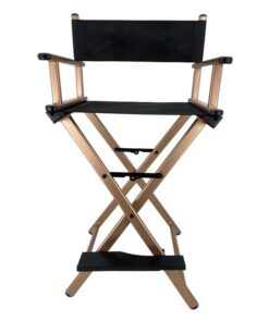Professional Foldable Makeup Director Chair - MC19011 - Rose Gold