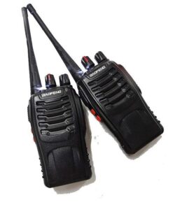 Professional Handheld Two-way Radio Transceiver Interphone (Set of 2)