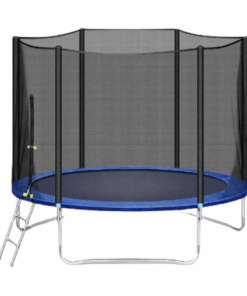 Professional Outdoor Trampoline With Enclosure Net and Stairs - 184 cm