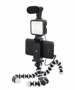 Professional Vlogging Kit Tripod LED Video Light And Phone Holder - 03LM