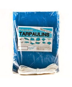 Protarp - Polyweave Tarpaulin - 180G 4X6M- Blue - 2 Pack