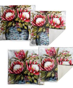 Protea Vase Luxury Scatter Covers By Stella Bruwer - Set of 4