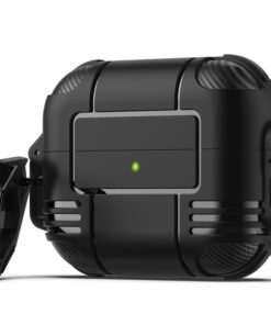 Protective Cover/Case Protective Case Cover with Lock Clip Compatible with Airpods