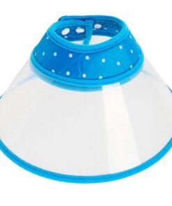 Protective Pet Collar for Pet Wound Recovery - Blue - L