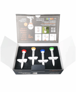 ProTee FlexSet -Adjustable Height Double Layer Golf Tees - 4 Piece