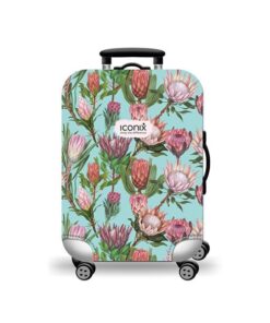 Proudly Iconix Protea Range Luggage Protector - Pink Protea - M