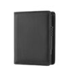 PU Leather RFID Pop-Up Short Wallet - Black