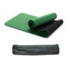 PU Natural Rubber 5mm Thick Yoga Mat - Green