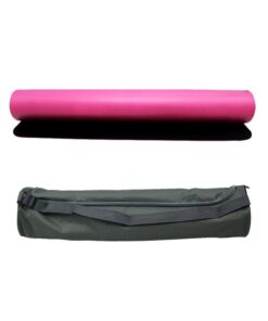 PU Natural Rubber 5mm Thick Yoga Mat - Pink