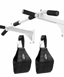 Pull Up Bar V1 - with Short Ab Swing - 1818 Fitness - White