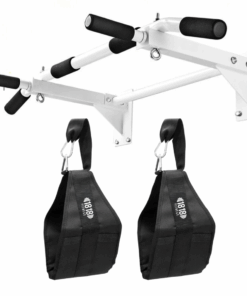 Pull Up Bar V2 - with Short Ab Swing - 1818 Fitness - White