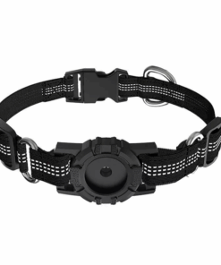 Pulse Ability Reflective, Durable, Adjustable Airtag Holder Collar for Dogs