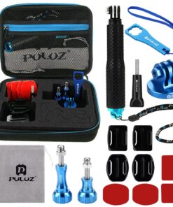 PULUZ 16 in 1 CNC Metal Accessories Combo Kit with EVA Case for GoPro