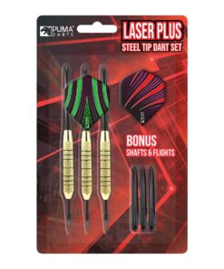 Puma Darts Laser Plus Steel Tip Dart Set