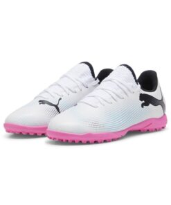 Puma Junior FUTURE 7 PLAY Turf Soccer Boots - White - UK Junior 5