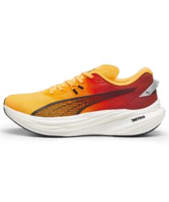 Puma Men's Deviate NITRO 3 FADE Road Running Shoes - Orange - UK 9