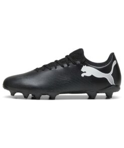 Puma Men's FUTURE 7 PLAY Firm Ground / All Ground Soccer Boots - Black - UK 9