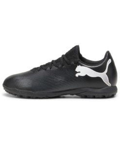 Puma Men's FUTURE 7 PLAY Indoor Soccer Boots - Black - UK 7