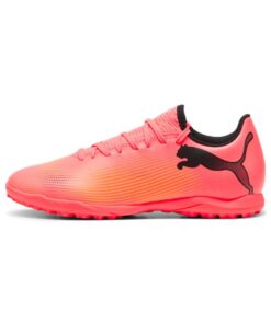 Puma Men's FUTURE 7 PLAY Turf Soccer Boots - Pink - UK 7