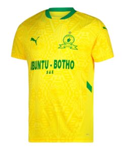 Puma Men's Mamelodi Sundowns FC Home Replica Football Shirt - Yellow - XL