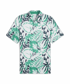 Puma Men's PUMA x PTC PALM GLITCH POLO Golf Tops