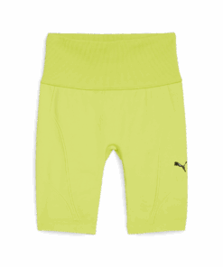 Puma Men's Shapeluxe Seamless Hw 6" Short Training Tights - Lime Pow - XS