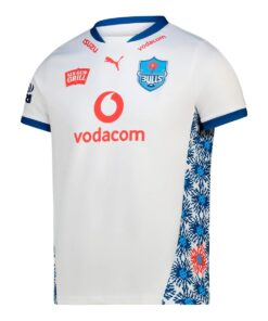 Puma Unisex Bulls Kids Replica 2024 Rugby Shirts - White - 9-10 years