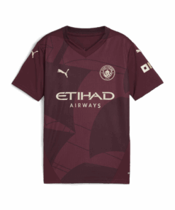 Puma Unisex Manchester City FC Third Jersey Replica Jr - Red - 11-12 years