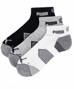Puma Unisex Puma Essential Cut 3 Pair Pack Golf Socks - Assorted Colours - 5