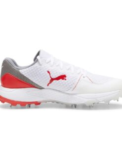 Puma Unisex PUMA Spike 24.1 Cricket Shoes - White - UK 8