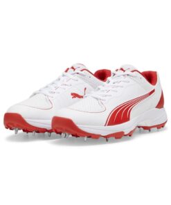 Puma Unisex PUMA Spike 24.2 Cricket Shoes - White - UK 9
